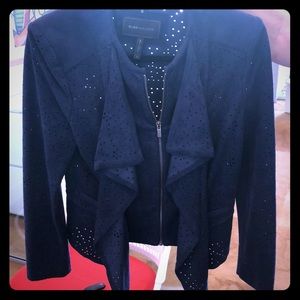 Navy  suede leather by BCBG